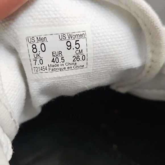 Vans Era Flower Multicolored Glitter Floral Platform Sneakers (Uni M 8, W 9.5) - Picture 12 of 13